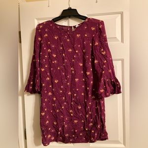 Purple Old Navy floral dress